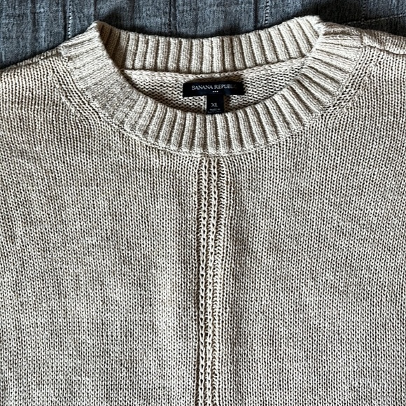 Banana Republic Factory Tan Summer Sweater - Picture 2 of 3